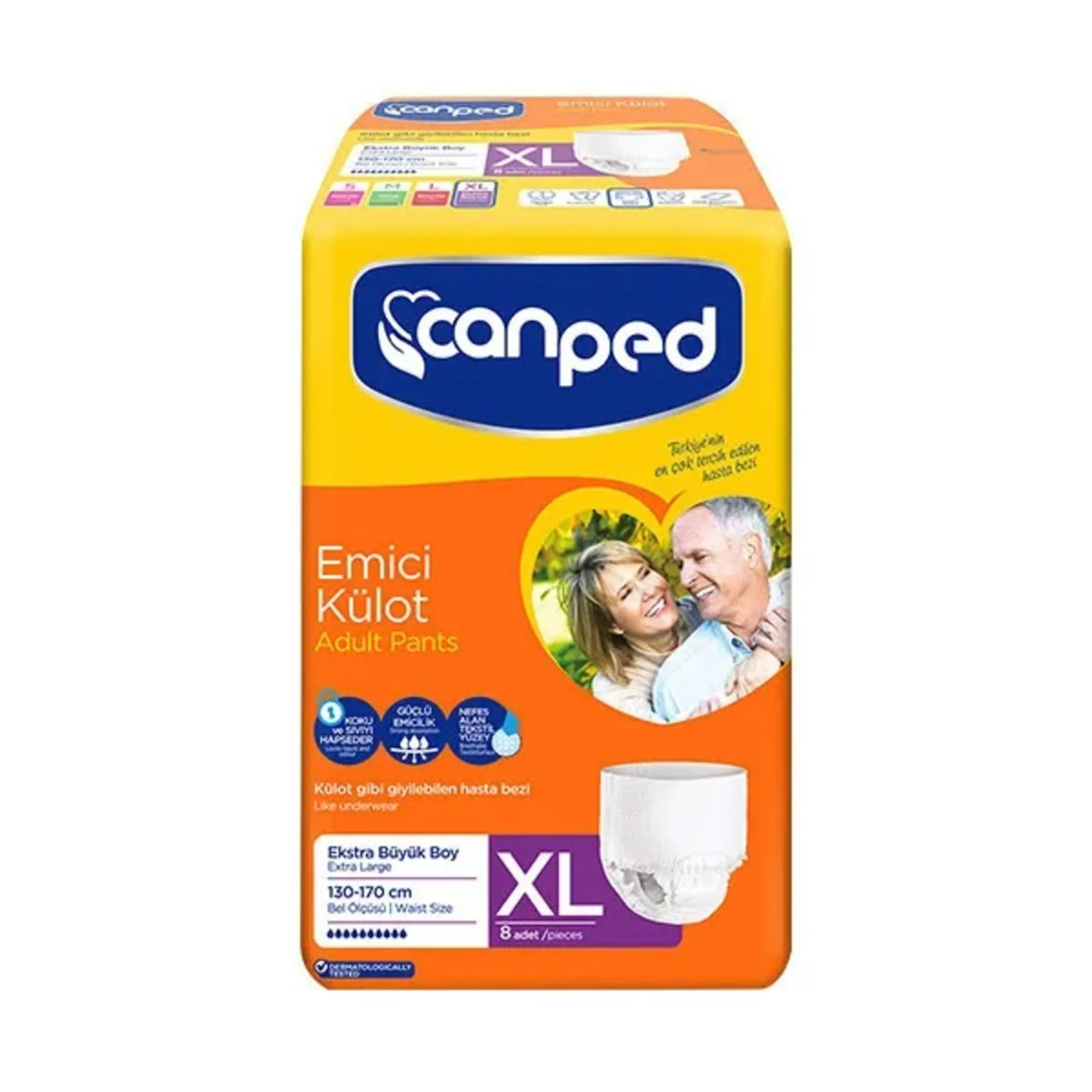 پوشک بزرگسالان جان پد شورتی سایز XL ایکس لارج بسته 30 عددی